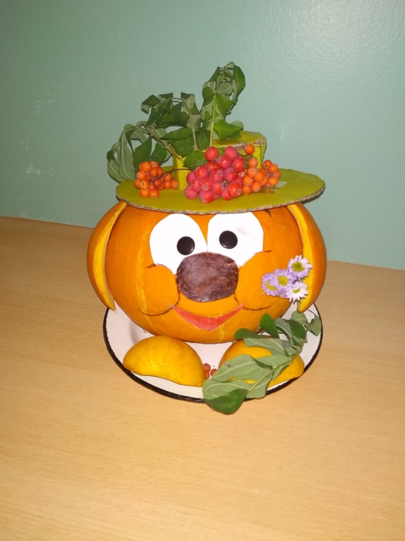 Осенние поделки из овощей для детского сада и школы