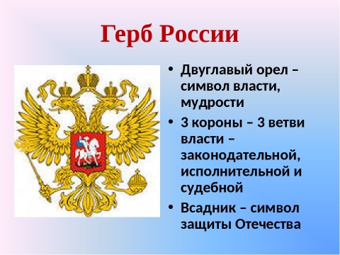 Что вам известно о происхождении изображения двуглавого орла на гербе